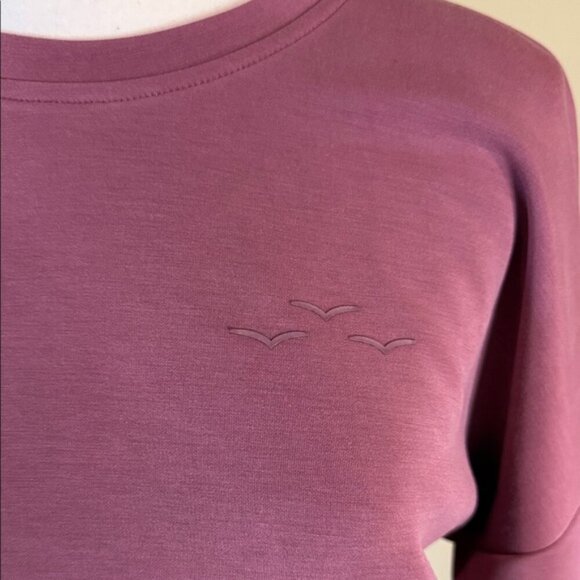 LAZYPANTS Sueded Sweatshirt Pink Women's Size M - Picture 3 of 11